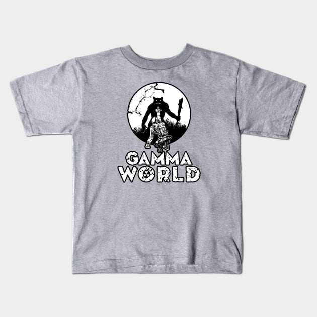 Gamma World (Alt Print) Kids T-Shirt by Miskatonic Designs